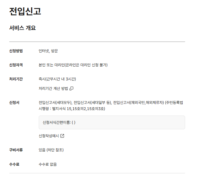 전입신고 온라인 신청 방법과 준비해야 할 사항